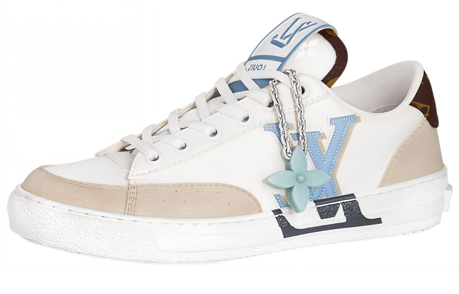 (Women) Louis Vuitton Charlie Sneakers 'Blue Beige' 1ABYV8