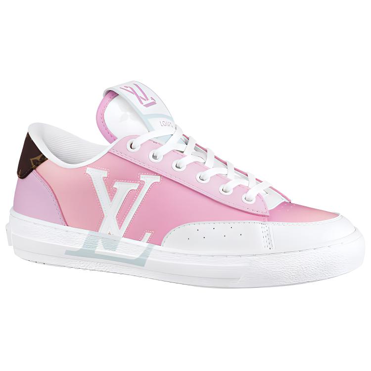 Order (W) Louis Vuitton Charlie Sepatu Sneakers 'Merah Muda' 1AA16Q