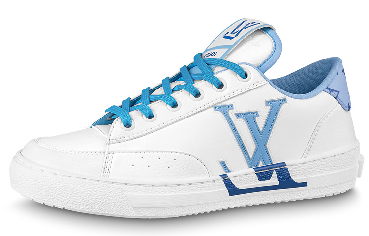 (Women) Louis Vuitton Charlie Sneakers 'White Blue' 1AAC9L