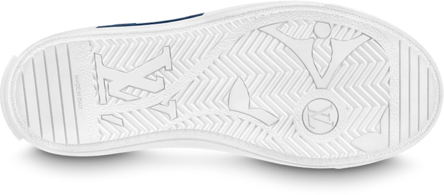 LOUIS VUITTON Charlie 印花 標飾 時尚板鞋 女款 白藍 Purchase LOUIS VUITTON Charlie 印花 標飾 時尚板鞋 女款 白藍