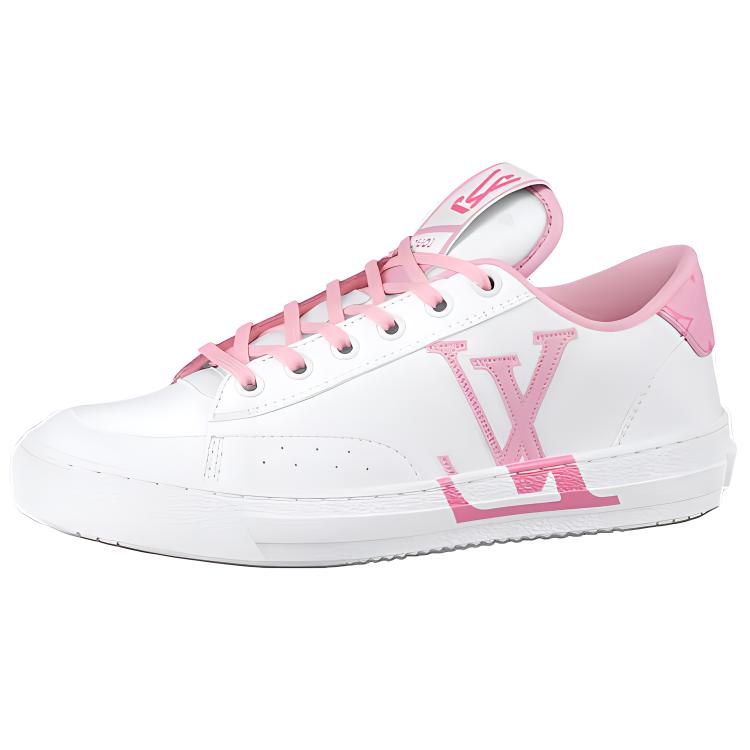 (Women) Louis Vuitton Charlie Sneakers 'White Pink' 1AAC95