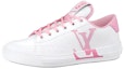 Buy LOUIS VUITTON Charlie 系帶 時尚板鞋 女款 白粉色