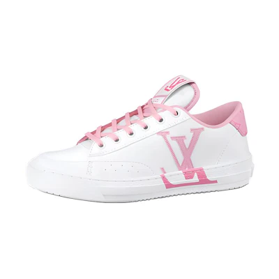 (W) LV Charlie Sneakers 'White Pink'