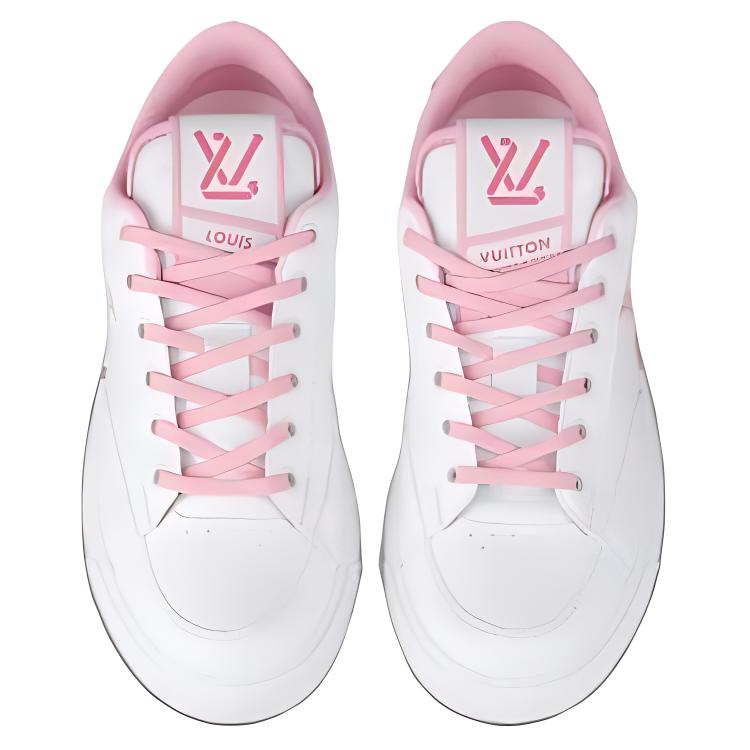 Shop (W) Louis Vuitton Charlie Sneakers 'Putih Merah Muda' 1AAC95