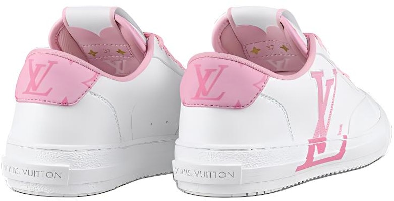 LOUIS VUITTON Charlie 系帶 時尚板鞋 女款 白粉色 Purchase LOUIS VUITTON Charlie 系帶 時尚板鞋 女款 白粉色