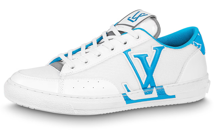 (Women) Louis Vuitton Charlie Sneakers 'White Sky Blue' 1ABM0S