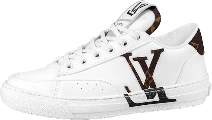 LOUIS VUITTON Charlie 系帶 低筒 時尚板鞋 女款 白棕 Order LOUIS VUITTON Charlie 系帶 低筒 時尚板鞋 女款 白棕