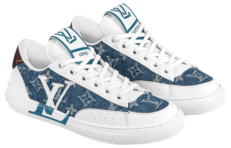 Lookbook (W) Louis Vuitton Charlie Sepatu 'Putih dengan Motif Monogram Denim' 1A9S44