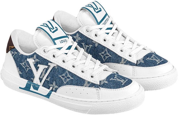 路易威登 Charlie 運動 時尚板鞋 女款 藍白 Lookbook 路易威登 Charlie 運動 時尚板鞋 女款 藍白
