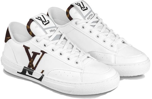 LOUIS VUITTON Charlie 系帶 低筒 時尚板鞋 女款 白棕 Lookbook LOUIS VUITTON Charlie 系帶 低筒 時尚板鞋 女款 白棕