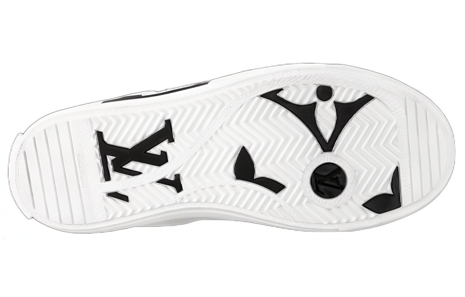 Details for (W) Louis Vuitton Charlie Sneaker 'Putih dengan Logo Samping Cokelat' 1AADOW