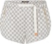 Buy (W) 루이비통 체크 루즈 캐주얼 여성 반바지 라이트 그레이 1A8RDG