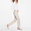 Shop (W) Pantalones de Mezclilla Beige a Cuadros de Tiro Medio LOUIS VUITTON. 1A9L75
