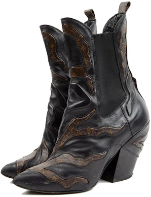 (Women) Louis Vuitton Chelsea Boot 'Black' 1A3YXZ Lookbook (Women) Louis Vuitton Chelsea Boot 'Black' 1A3YXZ