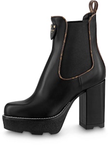 (W) ルイ・ヴィトン チェルシーブーツ (黒) 1AABB7 Buy (W) ルイ・ヴィトン チェルシーブーツ (黒) 1AABB7