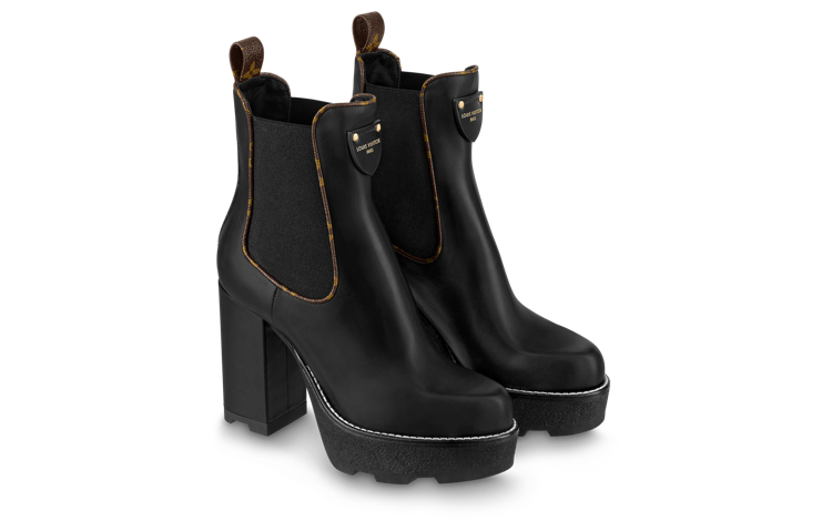 Lookbook (W) Bota Chelsea Louis Vuitton 'Negra' 1AABB7