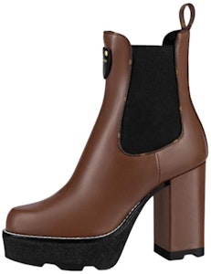 (W) Louis Vuitton Chelsea Boot 'Coklat' 1AABBM Buy (W) Louis Vuitton Chelsea Boot 'Coklat' 1AABBM