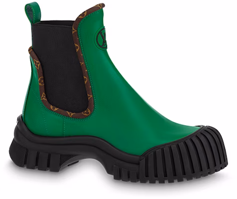 (Women) Louis Vuitton Chelsea Boot 'Green Ruby Calfskin' 1AB0GI Order (Women) Louis Vuitton Chelsea Boot 'Green Ruby Calfskin' 1AB0GI