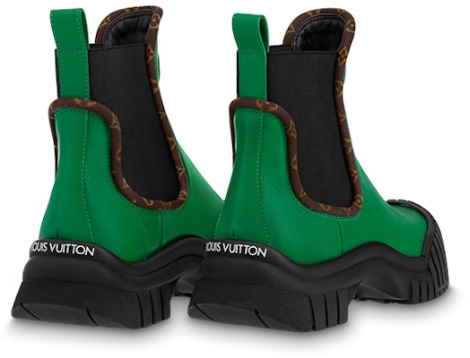 (Women) Louis Vuitton Chelsea Boot 'Green Ruby Calfskin' 1AB0GI Shop (Women) Louis Vuitton Chelsea Boot 'Green Ruby Calfskin' 1AB0GI