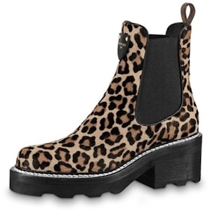 LOUIS VUITTON 小牛皮 套筒 短筒 切爾西靴 女款 豹紋棕 Buy LOUIS VUITTON 小牛皮 套筒 短筒 切爾西靴 女款 豹紋棕