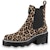 (W) Louis Vuitton Chelsea Boot 'Coklat Harimau Bintang' 1AADVS