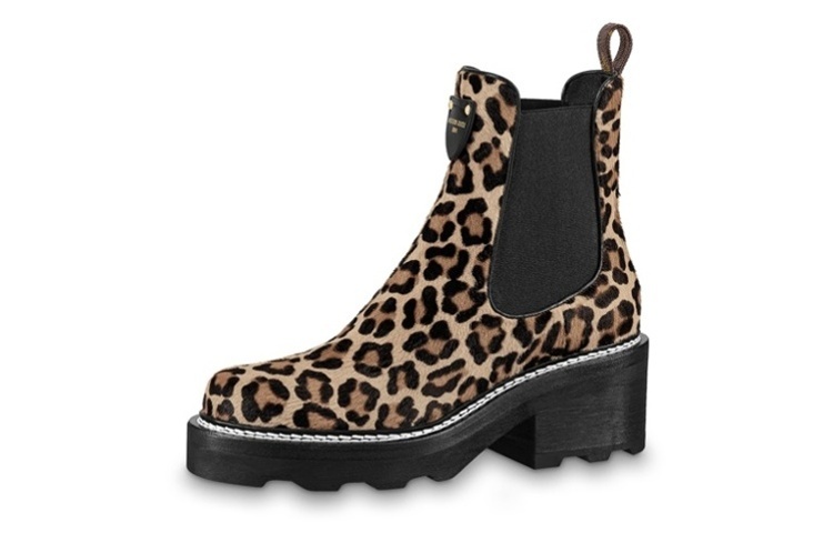 (Women) Louis Vuitton Chelsea Boot 'Leopard Brown' 1AADVS