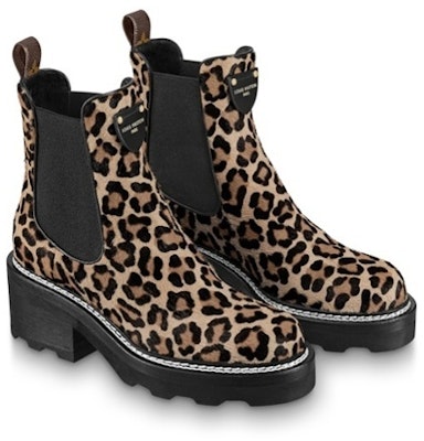 (Women) Louis Vuitton Chelsea Boot 'Leopard Brown' 1AADVS Lookbook (Women) Louis Vuitton Chelsea Boot 'Leopard Brown' 1AADVS