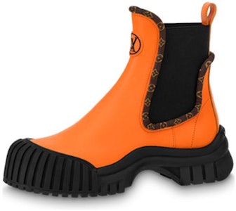 (W) ルイ・ヴィトン チェルシーブーツ オレンジ 1AB0GT Buy (W) ルイ・ヴィトン チェルシーブーツ オレンジ 1AB0GT