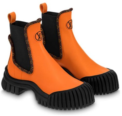 (Women) Louis Vuitton Chelsea Boot 'Orange' 1AB0GT Lookbook (Women) Louis Vuitton Chelsea Boot 'Orange' 1AB0GT