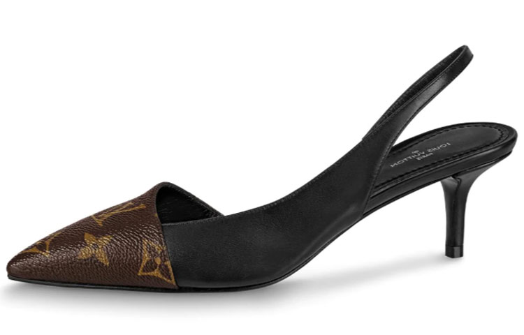(Women) Louis Vuitton Cherie 'Monogram' Heels 1A86GF
