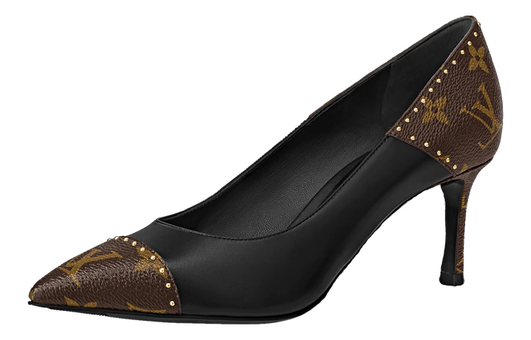 (Women) Louis Vuitton Cherie Pumps 'Brown Black' 1A8N7C