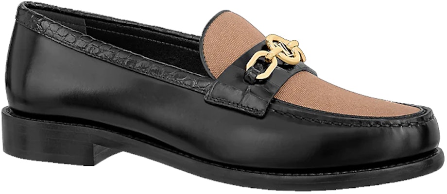(Women) Louis Vuitton LV Chess Loafers 'Black Brown' 1A9CH4 Order (Women) Louis Vuitton LV Chess Loafers 'Black Brown' 1A9CH4