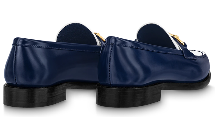 Lookbook (W) Scarpe Mocassini Louis Vuitton Chess Flat ''Blu'' 1ABIC2