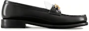 Order (W) Louis Vuitton Chess Leder Loafer Runde Spitze ''Schwarz'' 1ACKA4