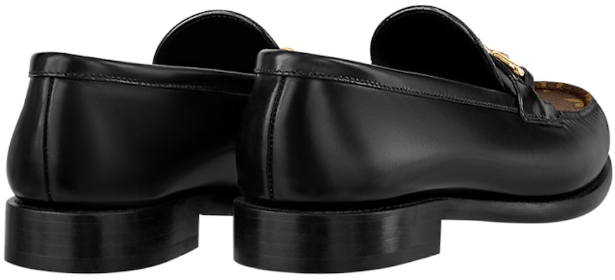 (W) Louis Vuitton Sepatu Loafers Catur 'Hitam dengan Monogram Coklat' 1ABPLA Shop (W) Louis Vuitton Sepatu Loafers Catur 'Hitam dengan Monogram Coklat' 1ABPLA