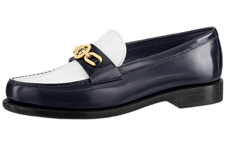 (Women) Louis Vuitton Chess Loafer 'Black White' 1A9R1Y