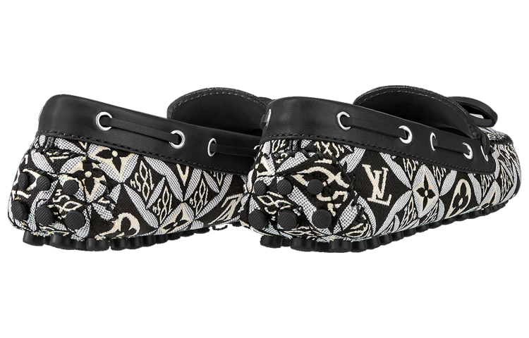 Purchase (W) Mocassins Louis Vuitton Échiquier ''Noir Blanc'' 1A8VX8
