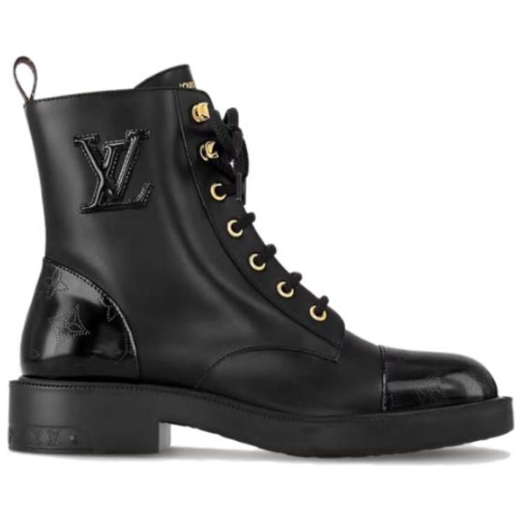 Order (W) 路易威登黑色皮革Citizen短靴 1ACKF7