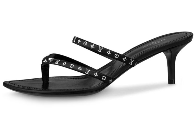 (Women) Louis Vuitton Citizen Sandal 'Satin Calf Leather Black' 1A7S3A