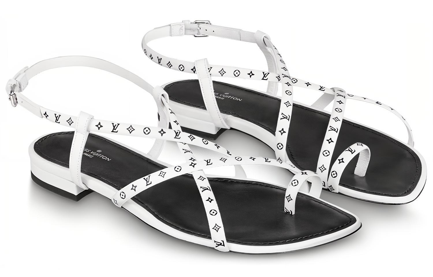 Lookbook (W) 路易威登 Citizen 白色凉鞋 1A7RZJ