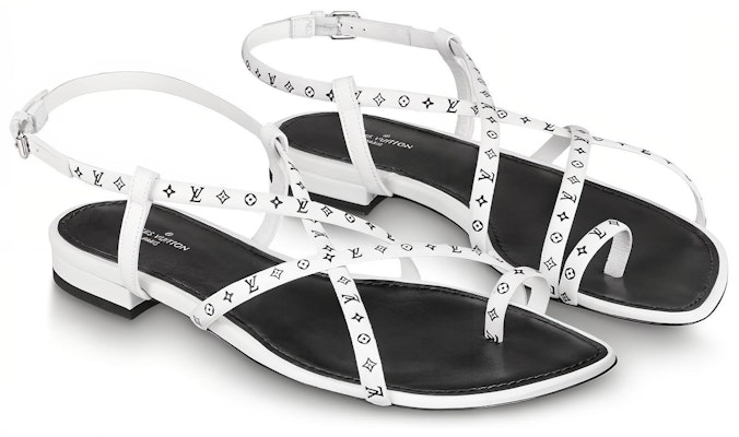 (W) Sandal Louis Vuitton Citizen 'Putih' 1A7RZJ Lookbook (W) Sandal Louis Vuitton Citizen 'Putih' 1A7RZJ