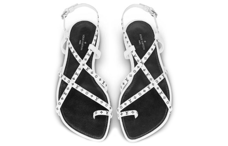 Shop (W) 路易威登 Citizen 白色凉鞋 1A7RZJ