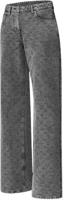 (W) LOUIS VUITTON Seluar Jeans Hitam Klasik Flared 1AGBKB Shop (W) LOUIS VUITTON Seluar Jeans Hitam Klasik Flared 1AGBKB