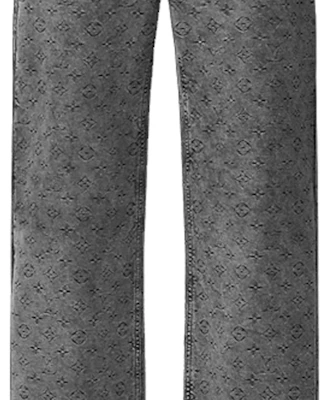 (W) LOUIS VUITTON Seluar Jeans Hitam Klasik Flared 1AGBKB Details for (W) LOUIS VUITTON Seluar Jeans Hitam Klasik Flared 1AGBKB