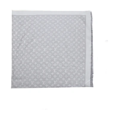 (Women) LOUIS VUITTON Classic Monogram Wool Cashmere Scarf for Women M70804