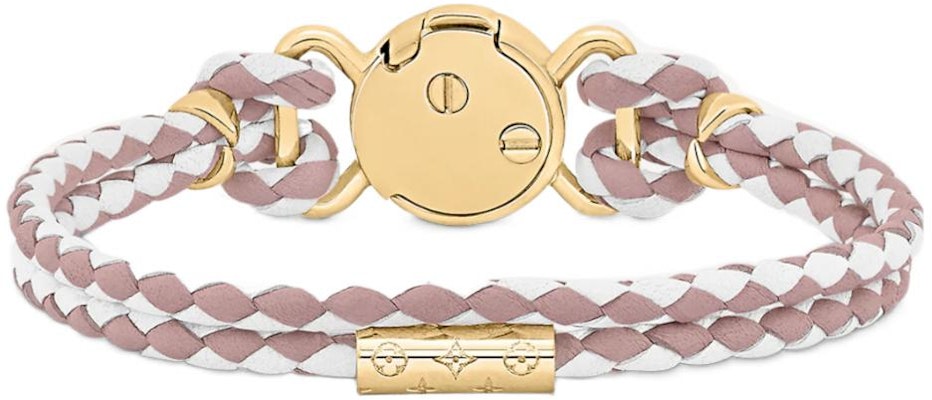 (W) Louis Vuitton Gelang Kulit Bunga Clic It Ungu/Putih. M8061F Lookbook (W) Louis Vuitton Gelang Kulit Bunga Clic It Ungu/Putih. M8061F