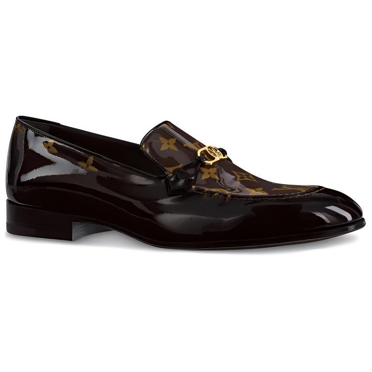 (W) LV Club Monogram Loafer 'Black Brown Patent Calfskin' 圖 2