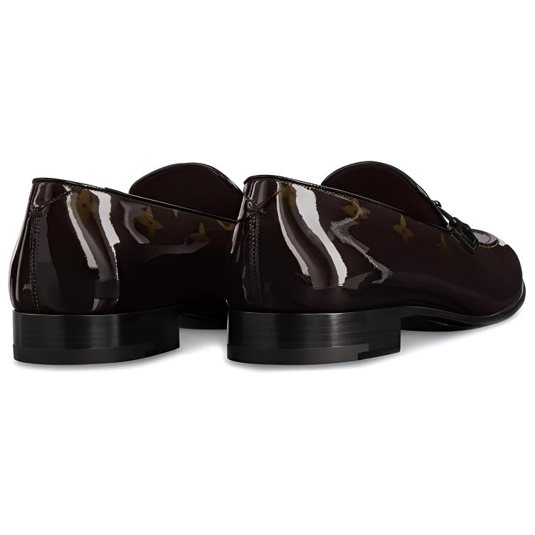 (W) LV Club Monogram Loafer 'Black Brown Patent Calfskin' 圖 4