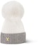 Lookbook (W) 路易威登冷光標誌羊絨毛帽 白色 M79255