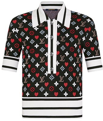 (W) 루이비통 컬러블록 스트라이프 폴로 니트 스웨터 1A8M2Y Order (W) 루이비통 컬러블록 스트라이프 폴로 니트 스웨터 1A8M2Y